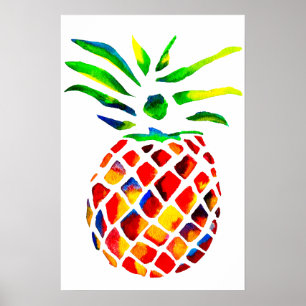 Poster L'art de l'ananas