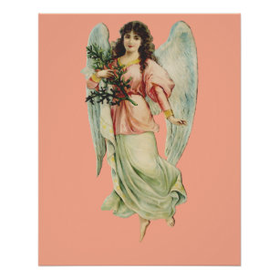 Poster L'art de l'ange gardien Divine Vigilance et Grâce
