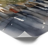 Poster L'art de l'aquarelle à Berlin (Coin)