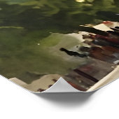 Poster L'art de l'aquarelle Jérusalem Israël (Coin)