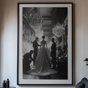 Poster L'Art de l'Élégance : Un Essayage de Couture Class