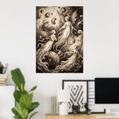 Poster L'Art de l'Esprit Gardien du Monde Souterrain (Bureau à domicile)