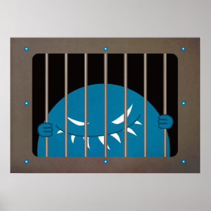 Poster L'art de l'horreur du monstre malin