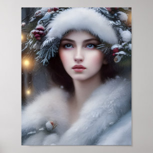 Poster L'art de l'Imaginaire de la reine des neiges