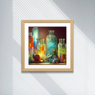 Poster L'art de l'Imaginaire de travail de l'alchimiste