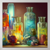 Poster L'art de l'Imaginaire de travail de l'alchimiste (Devant)