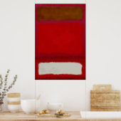 Poster L'art de Mark Rothko dans le style numérique 16 (Cuisine)