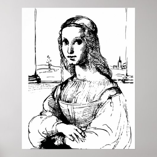 Poster L'art de Villager Monalisa (Devant)