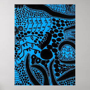 Poster l'art de Yayoi Kusama