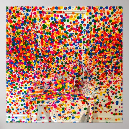Poster l'art de Yayoi Kusama (Devant)