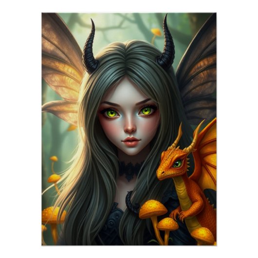 Poster L'art des fées de dragon (Devant)
