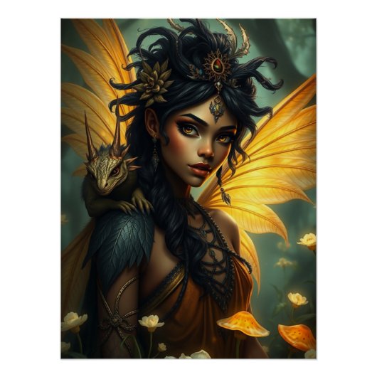 Poster L'art des fées de dragon (Devant)