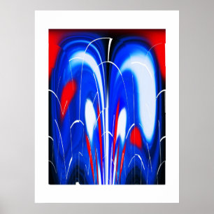 Poster L'art des flammes cosmiques