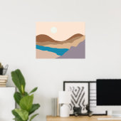 Poster l'art des montagnes (Bureau à domicile)