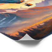 Poster L'art des montgolfières (Coin)