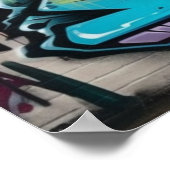 Poster L'art des rues, Graffiti Street Art (Coin)