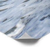 Poster L'art des vagues océaniques des côtes rocheuses (Coin)