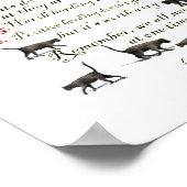 Poster L'art doux de l'élevage de chats (Coin)