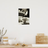 Poster L'art du café frais / ajout vapeur (Cuisine)