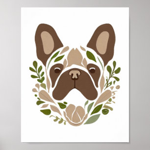 Poster L'art du chien de taureau français