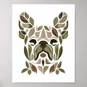 Poster L'art du chien de taureau français