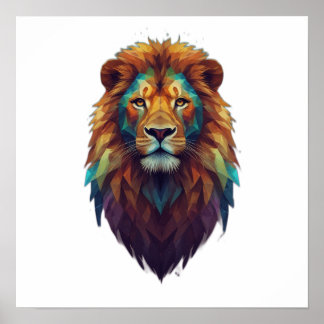 Poster L'art du lion