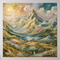 L'art du paysage montagneux à couper le souffle