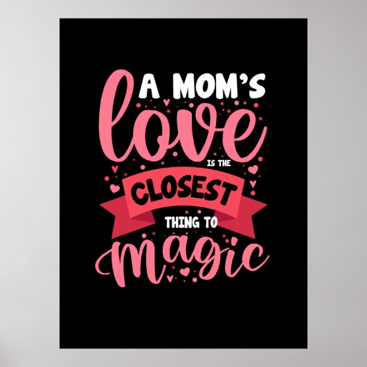 Poster L'art d'une mère l'amour d'une maman (Devant)