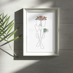 Poster L'art en ligne d'une lectrice