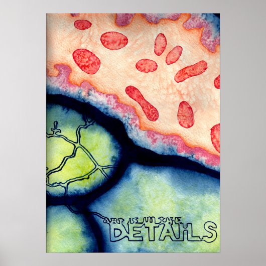 Poster l'art est dans les détails. (Devant)