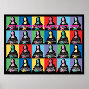 Poster L'ART est plus que de faire des images