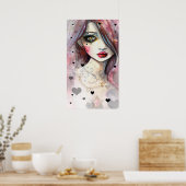 Poster L'art gothique féminin inquiet Imaginaire (Cuisine)