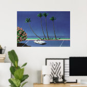 Poster l'art hiroshi nagai (Bureau à domicile)