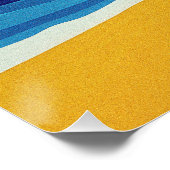 Poster L'art marin Abstrait (Coin)