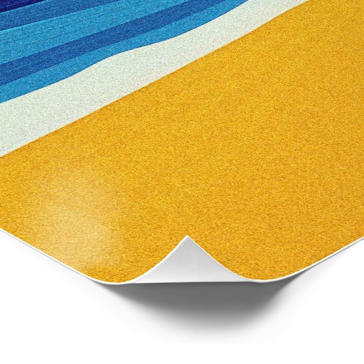 Poster L'art marin Abstrait (Coin)