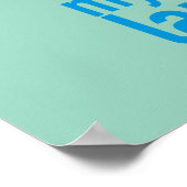 Poster L'art moderne du Grand Danois - "La nourriture est (Coin)