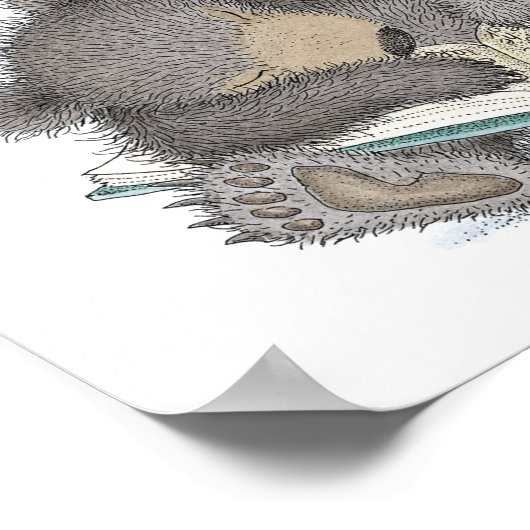 Poster L'art mural Gruffies® (Coin)