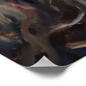 Poster L'Art mural Le Voile Brun de la Respiration Ancest (Coin)