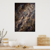 Poster L'Art mural Le Voile Brun de la Respiration Ancest (Cuisine)