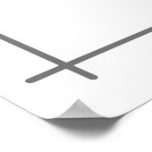 Poster L'art mural personnalisé pour la nurserie de bébé (Coin)