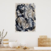 Poster L'art mural spirituel Voile de Pierre Bleue (Cuisine)