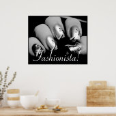 Poster L'Art Nail Fashionista (Cuisine)