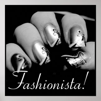 Poster L'Art Nail Fashionista