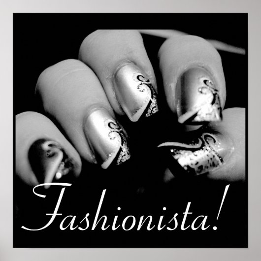 Poster L'Art Nail Fashionista (Devant)