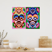 Poster L'art NOIR EN COULEUR - Liberté d'expression (Cuisine)