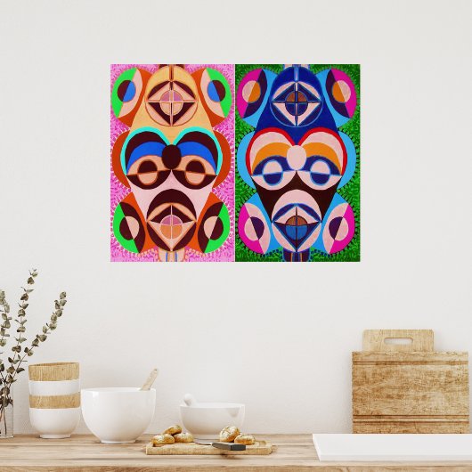 Poster L'art NOIR EN COULEUR - Liberté d'expression (Cuisine)