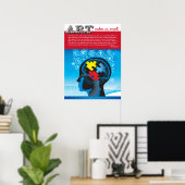 Poster L'Art Nous Rend Intelligents. (Bureau à domicile)