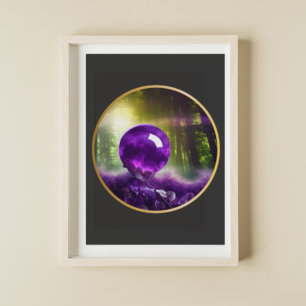 Poster L'Art numérique de l'Imaginaire d'Amethyst Orb