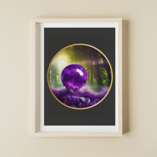 Poster L'Art numérique de l'Imaginaire d'Amethyst Orb
