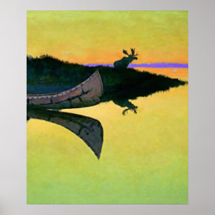 Poster L'art occidental de Frederic Remington “Répondre à